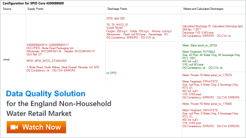 Play Entalysis Water Retail Data Quality Solution Video