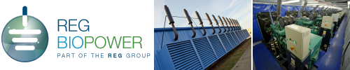 REG Biopower logo and power stations